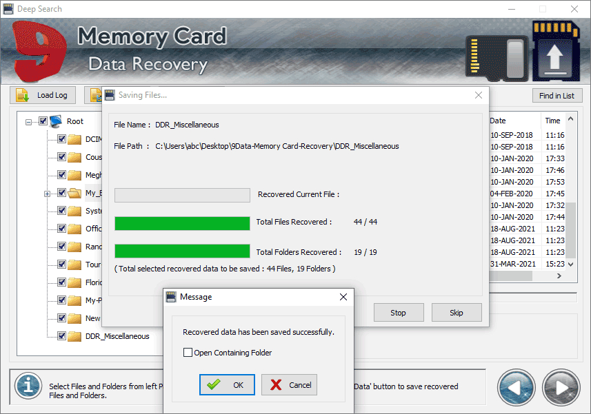 Media asset in full size related to 3dfxzone.it news item entitled as follows: Memory Card Data Recovery Tool 2.2.1.3 tenta il recupero dei file cancellati | Image Name: news34079_Memory-Card-Data-Recovery-Tool_Screenshot_2.jpg