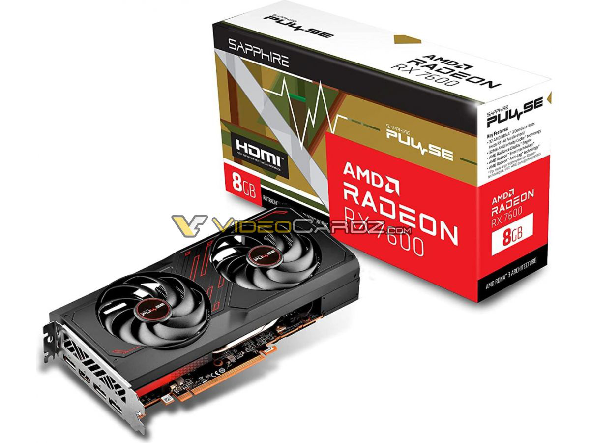 Immagine pubblicata in relazione al seguente contenuto: Dopo il bundle sono on line le foto della Radeon RX 7600 PULSE 8GB di SAPPHIRE | Nome immagine: news34470_SAPPHIRE-Radeon-RX-7600-PULSE_4.jpg