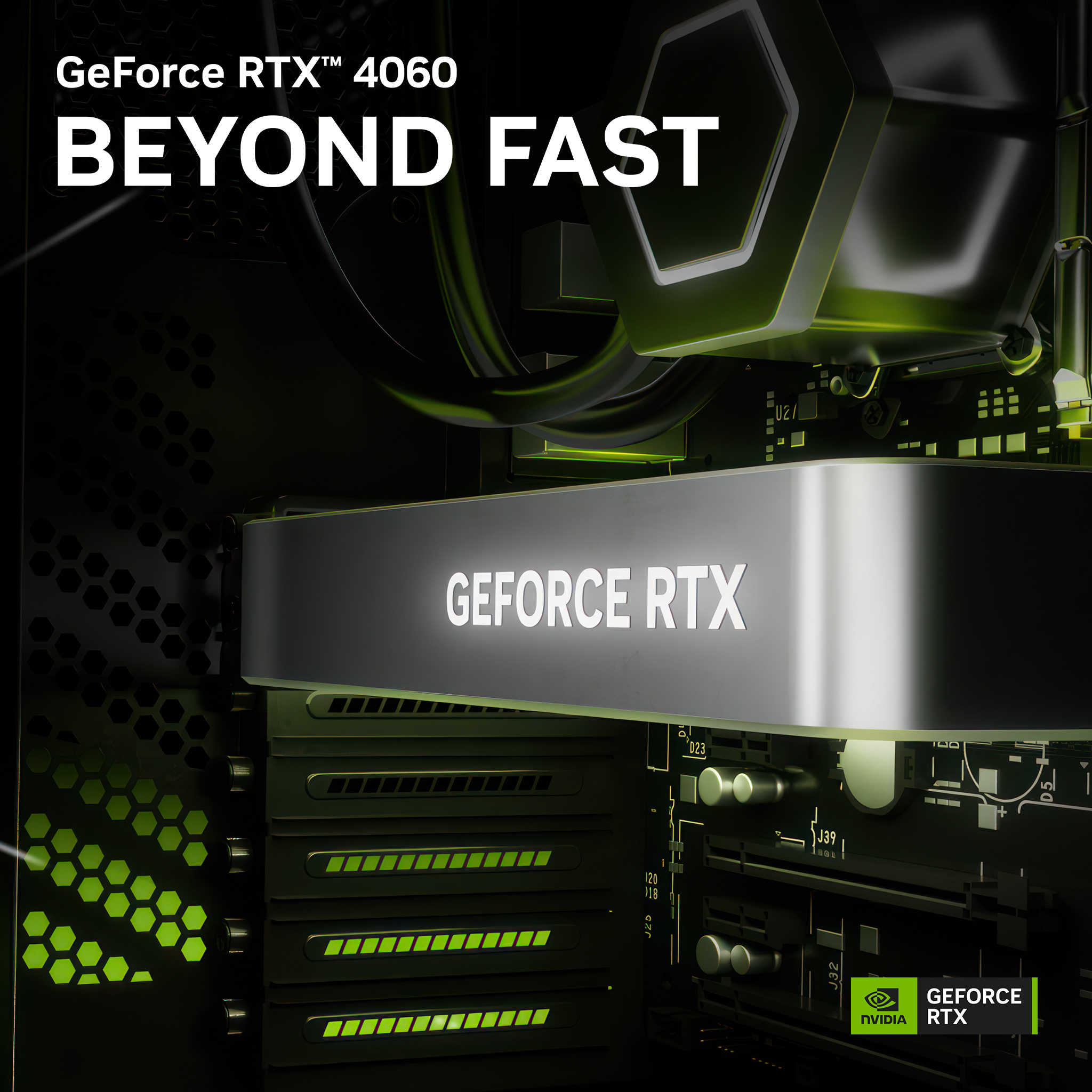 Media asset in full size related to 3dfxzone.it news item entitled as follows: NVIDIA anticipa ufficialmente il lancio della video card GeForce RTX 4060 | Image Name: news34577_NVIDIA_GeForce-RTX-4060_1.jpg