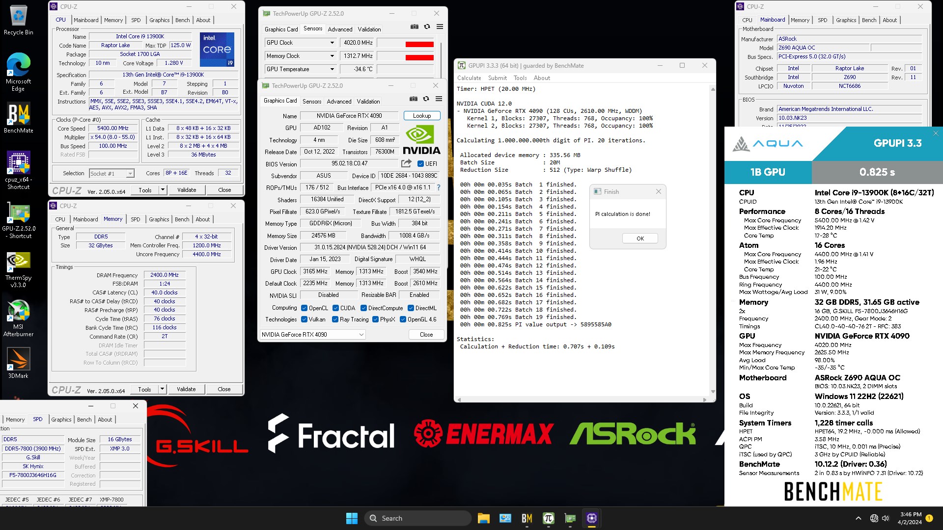 Media asset in full size related to 3dfxzone.it news item entitled as follows: La ROG Matrix GeForce RTX 4090 Platinum di ASUS spinta oltre i 4GHz con LN2 | Image Name: news34647_ROG-Matrix-GeForce-RTX-4090-Platinum-24GB-GDDR6X_4GHz_3.jpg