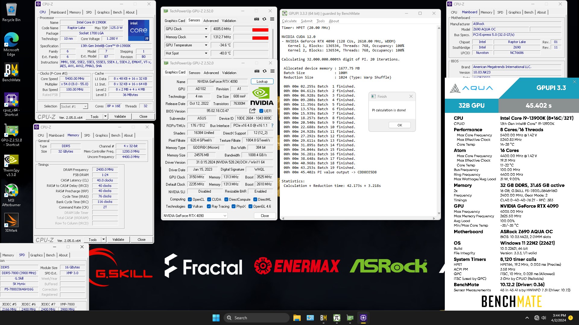 Media asset in full size related to 3dfxzone.it news item entitled as follows: La ROG Matrix GeForce RTX 4090 Platinum di ASUS spinta oltre i 4GHz con LN2 | Image Name: news34647_ROG-Matrix-GeForce-RTX-4090-Platinum-24GB-GDDR6X_4GHz_4.jpg