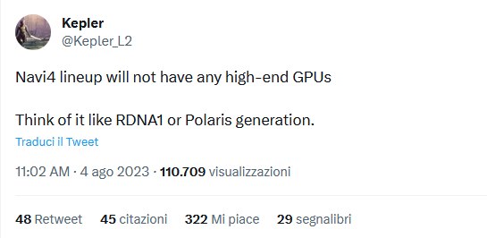 Immagine pubblicata in relazione al seguente contenuto: La linea di GPU di nuova generazione RDNA 4 di AMD non includer chip high-end? | Nome immagine: news34722_AMD_Rumor_RDNA-4_2.png