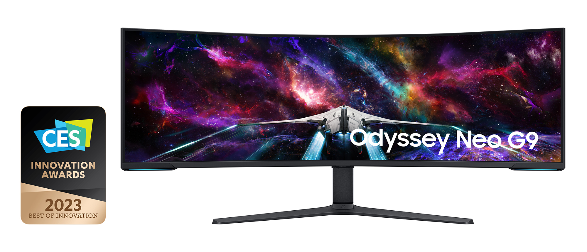 Media asset in full size related to 3dfxzone.it news item entitled as follows: Samsung mostra i gaming monitor UHD Odyssey Neo G9 57-inch e Ark 55-inch | Image Name: news34773_Samsung_Odyssey-Neo-G9-57-inch_1.jpg