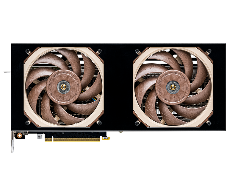 Media asset in full size related to 3dfxzone.it news item entitled as follows: Sycom lancia la video card Silent Master GeForce RTX 4070Ti con cooler Noctua | Image Name: news35067_Silent-Master-Graphics-GeForce-RTX-4070Ti_4.png