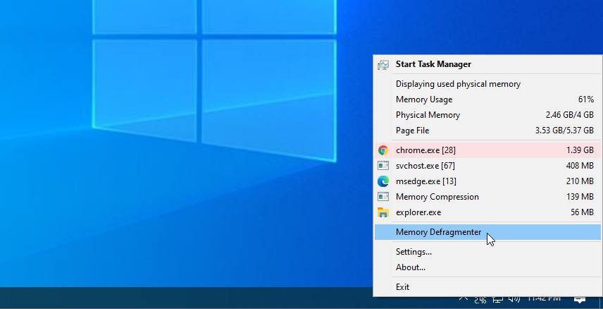 Immagine pubblicata in relazione al seguente contenuto: RAM Memory & Paging File Information Utilities: MemInfo 4.0 SR1 - Windows 64-bit | Nome immagine: news35625_MemInfo-Screenshot_1.png