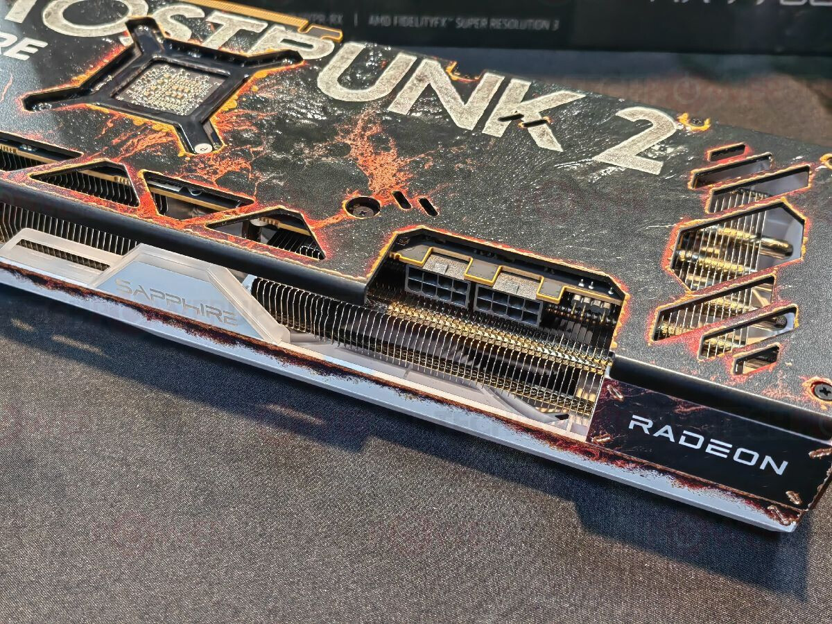 Media asset in full size related to 3dfxzone.it news item entitled as follows: Sapphire mostra la Radeon RX 7700 XT Pure Frostpunk 2 Edition al Computex 2024 | Image Name: news35664_Sapphire-Radeon-RX-7700-XT-Pure-Frostpunk-2-Edition_2.jpg