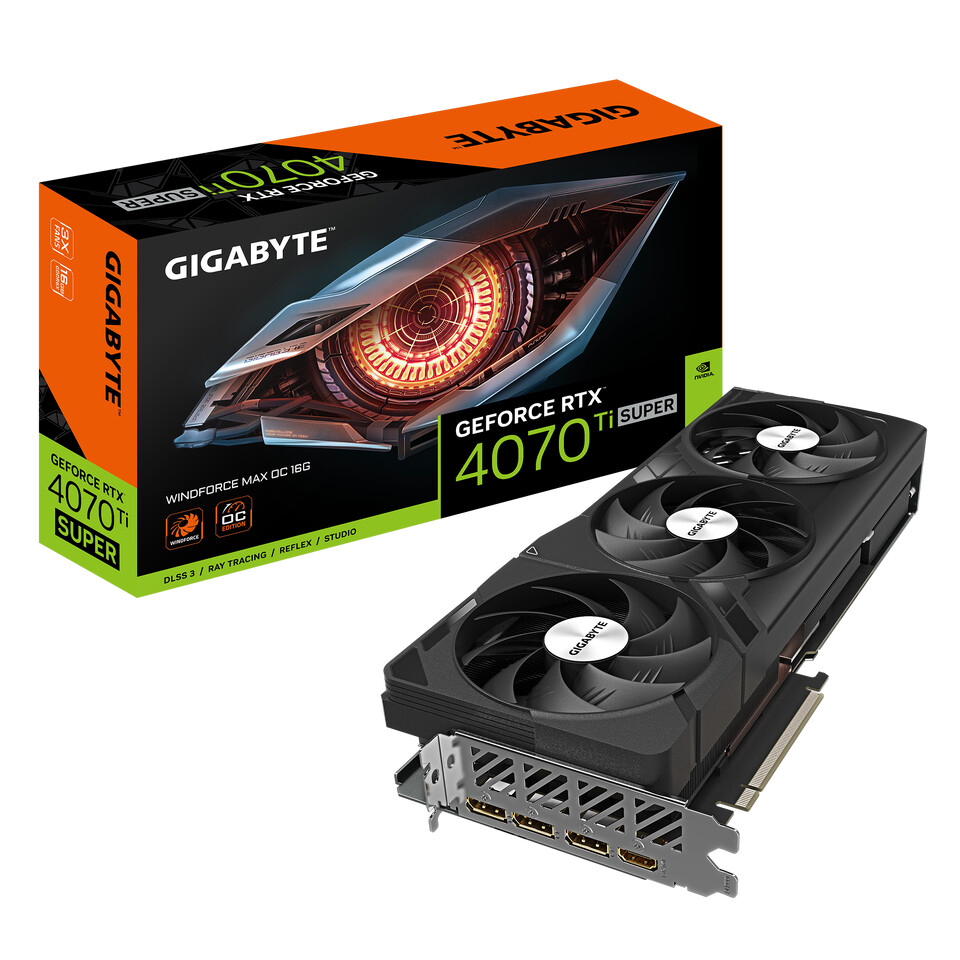 Immagine pubblicata in relazione al seguente contenuto: La RTX 4070 Ti SUPER Windforce MAX OC con GPU AD102 sul mercato europeo | Nome immagine: news35757_GIGABYTE-GeForce-RTX-4070-Ti-SUPER-Windforce-MAX-OC-16GB_3.jpg