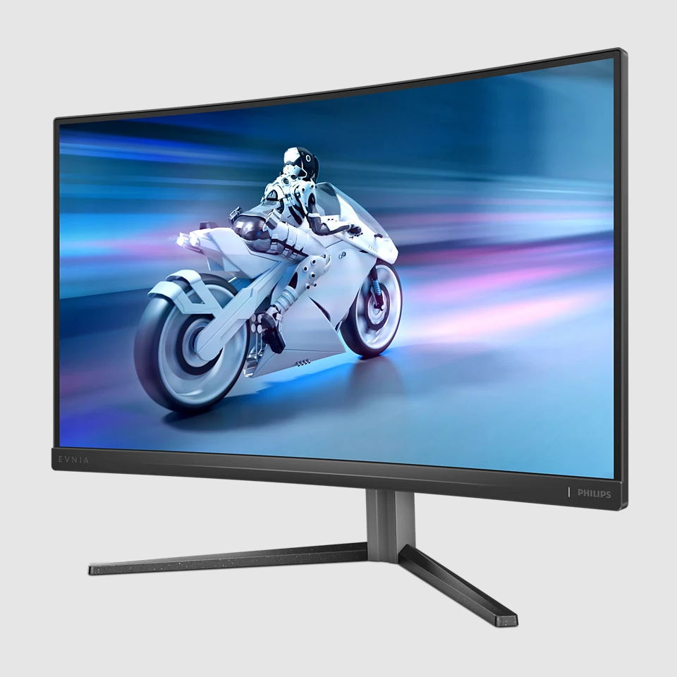 Immagine pubblicata in relazione al seguente contenuto: Philips lancia il gaming monitor a schermo curvo Full HD Evnia 27M2C5200W | Nome immagine: news35790_Philips_Evnia_27M2C5200W_2.jpg