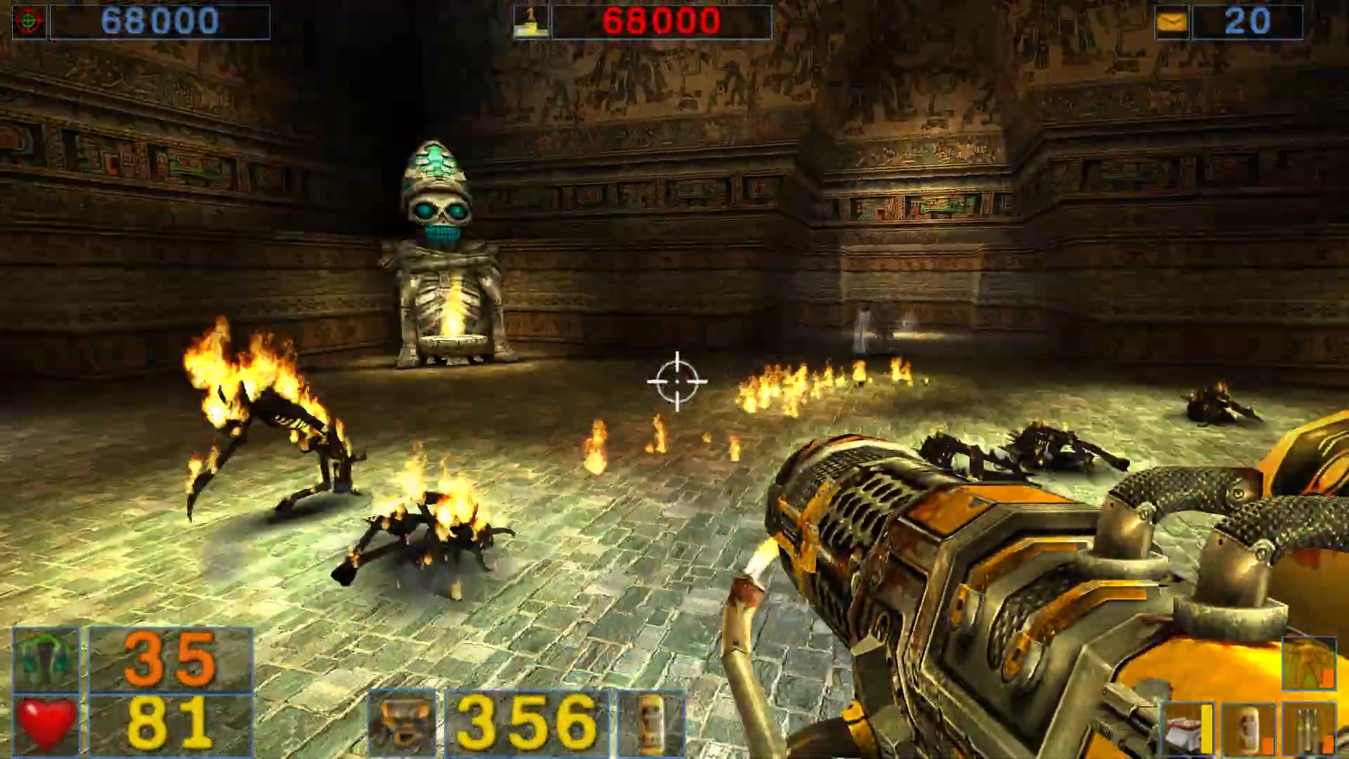 Media asset in full size related to 3dfxzone.it news item entitled as follows: YouTube Gameplay: Serious Sam: The Second Encounter | Serious Engine Max Out | Image Name: news35827_Serious-Sam_The-Second-Encounter_Screenshot_1.png