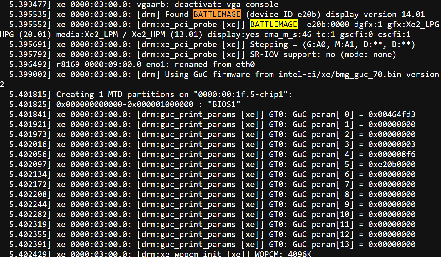 Immagine pubblicata in relazione al seguente contenuto: Una video card con GPU Intel Battlemage e 12GB di VRAM carica una distro Linux | Nome immagine: news35853_Intel_ARC_2.jpg