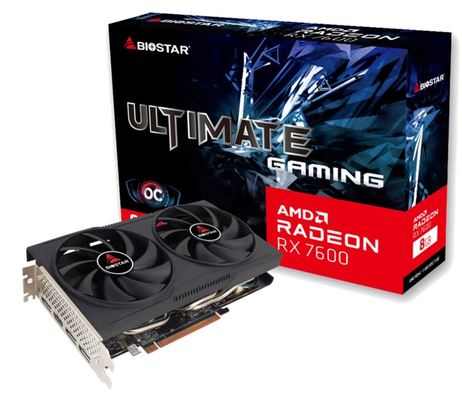 Media asset in full size related to 3dfxzone.it news item entitled as follows: BIOSTAR annuncia la video card factory-overclocked Radeon RX 7600 OC | Image Name: news35896_BIOSTAR-Radeon-RX-7600-OC_3.jpg