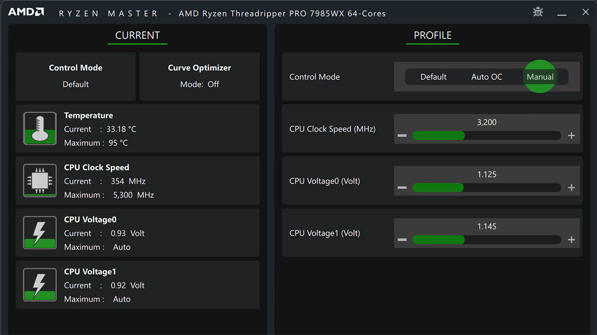 Immagine pubblicata in relazione al seguente contenuto: Tuning & Overclocking & Monitoring Utilities: AMD Ryzen Master 2.14.0.3205 | Nome immagine: news35907_AMD-Ryzen-Master_1.png