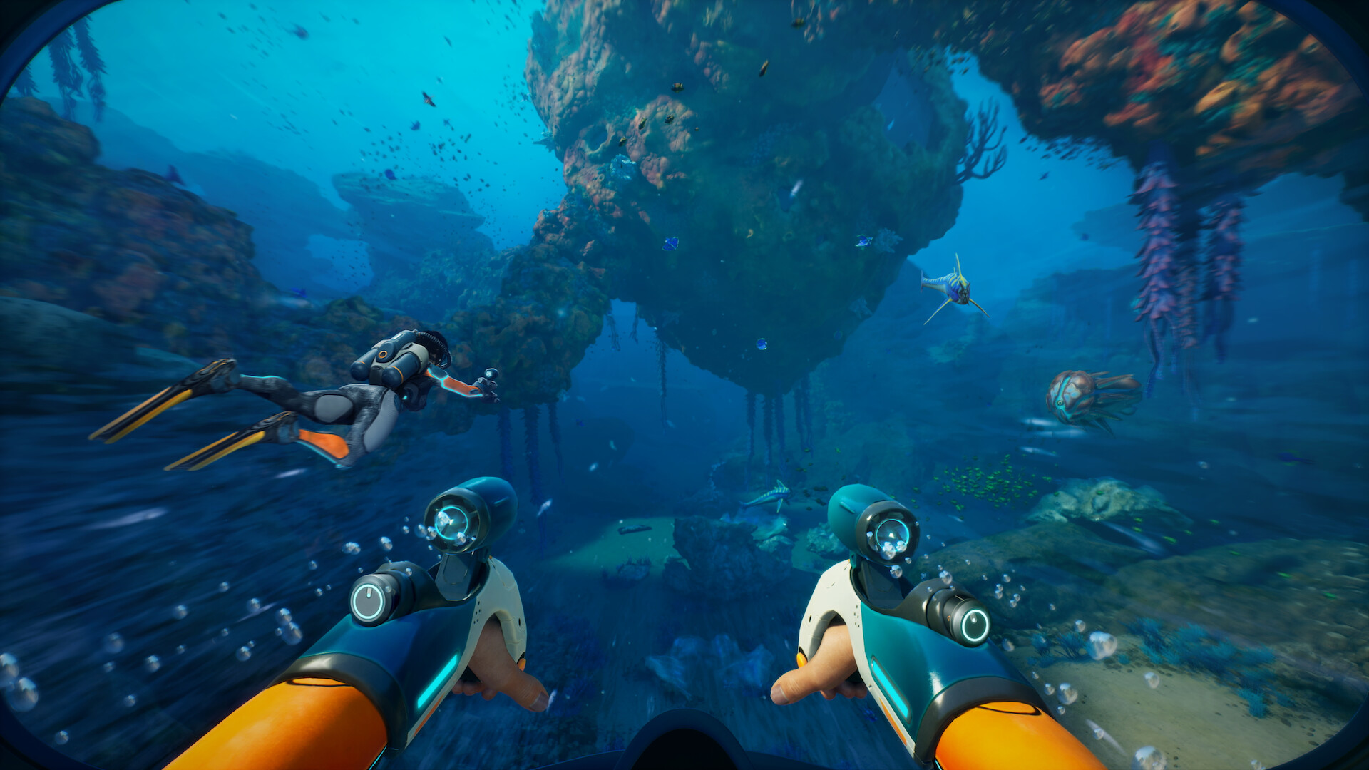 Immagine pubblicata in relazione al seguente contenuto: Unknown Worlds pubblica il teaser trailer e il periodo di lancio di Subnautica 2 | Nome immagine: news36074_Subnautica-2_Screenshot_1.jpg