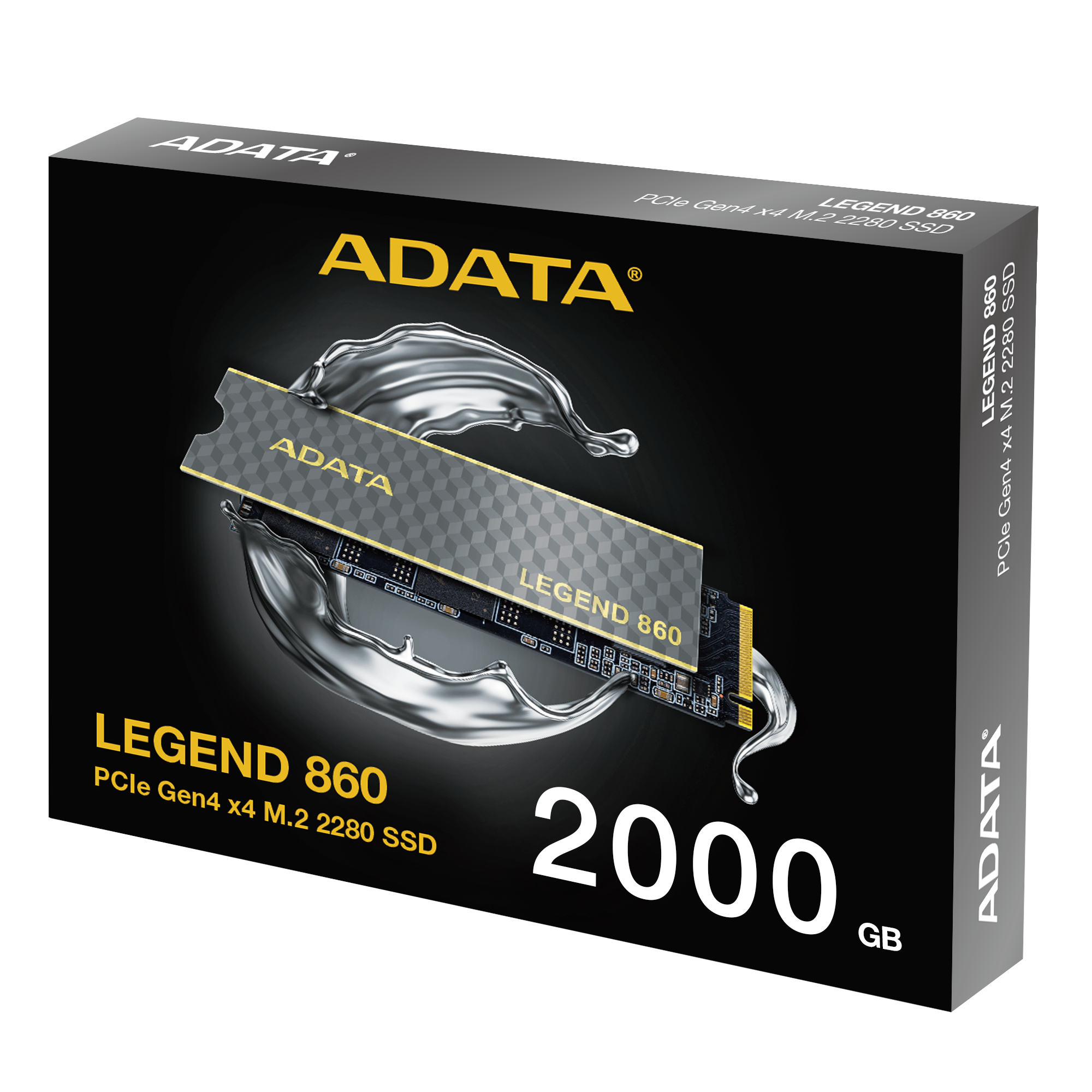 Media asset in full size related to 3dfxzone.it news item entitled as follows: ADATA introduce gli SSD M.2 Legend 860 con cooler passivo e capacita fino a 2TB | Image Name: news36134_ADATA_Legend-860_3.png