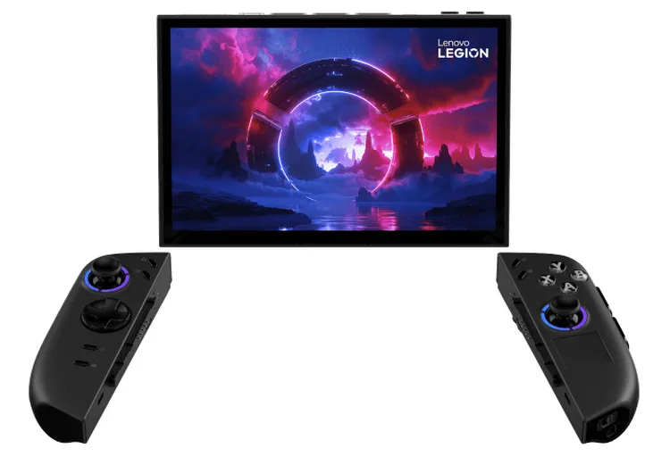 Immagine pubblicata in relazione al seguente contenuto: Foto della console Legion Go 2 di Lenovo con display OLED e Ryzen Z2G Extreme | Nome immagine: news36250_Legion-Go-2_3.png